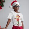 Short sleeve white Christmas t shirts Little elf boy