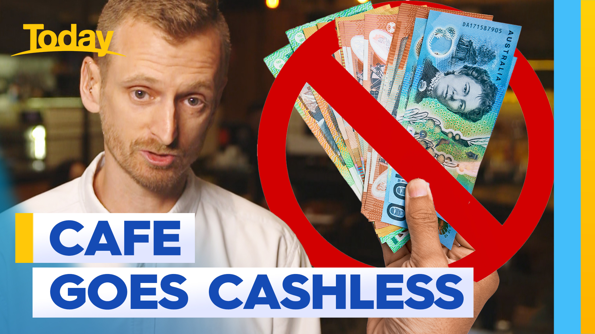 Cafe boss says going cashless is a good thing for small businesses