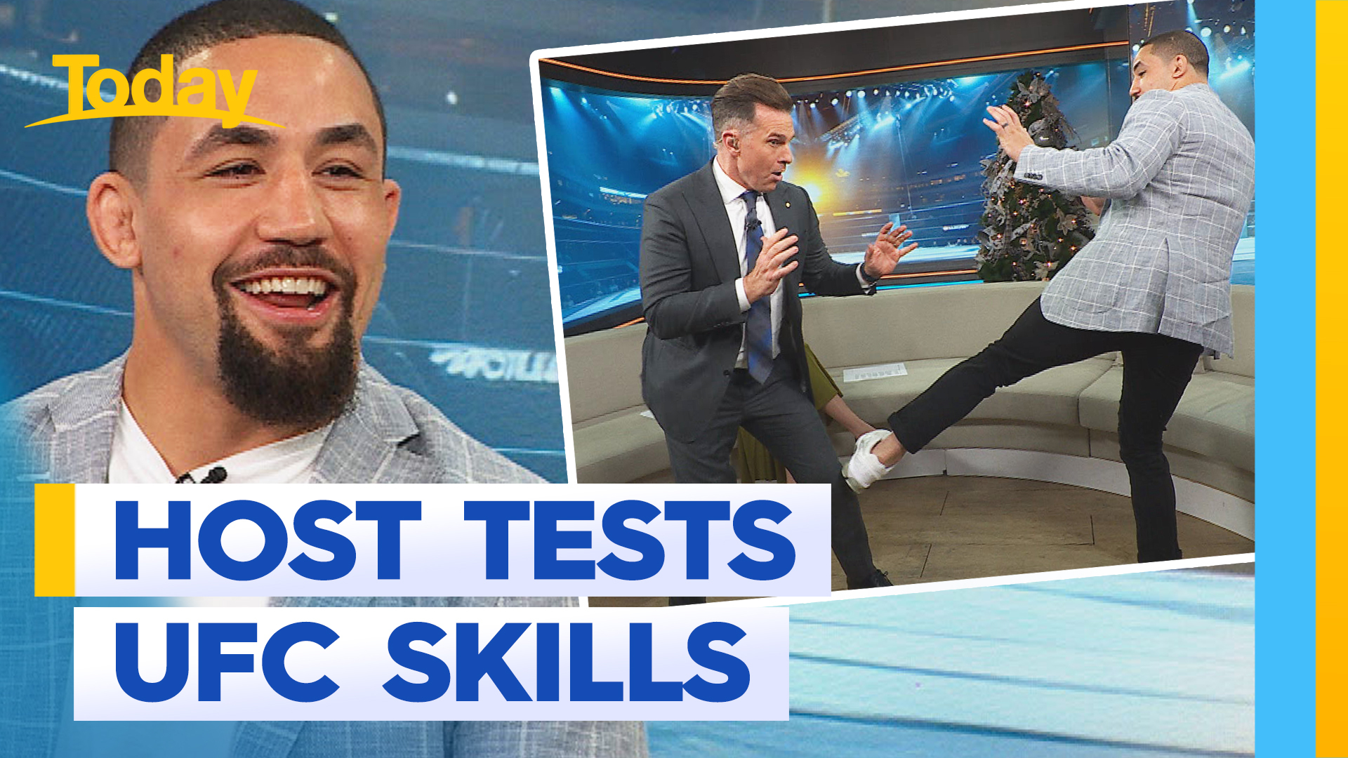 Today hosts test their UFC skills