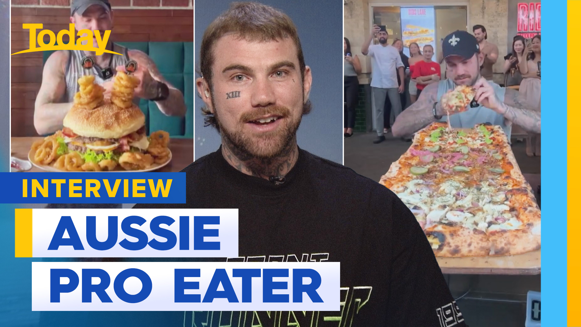 Professional eater goes viral for epic food challenges