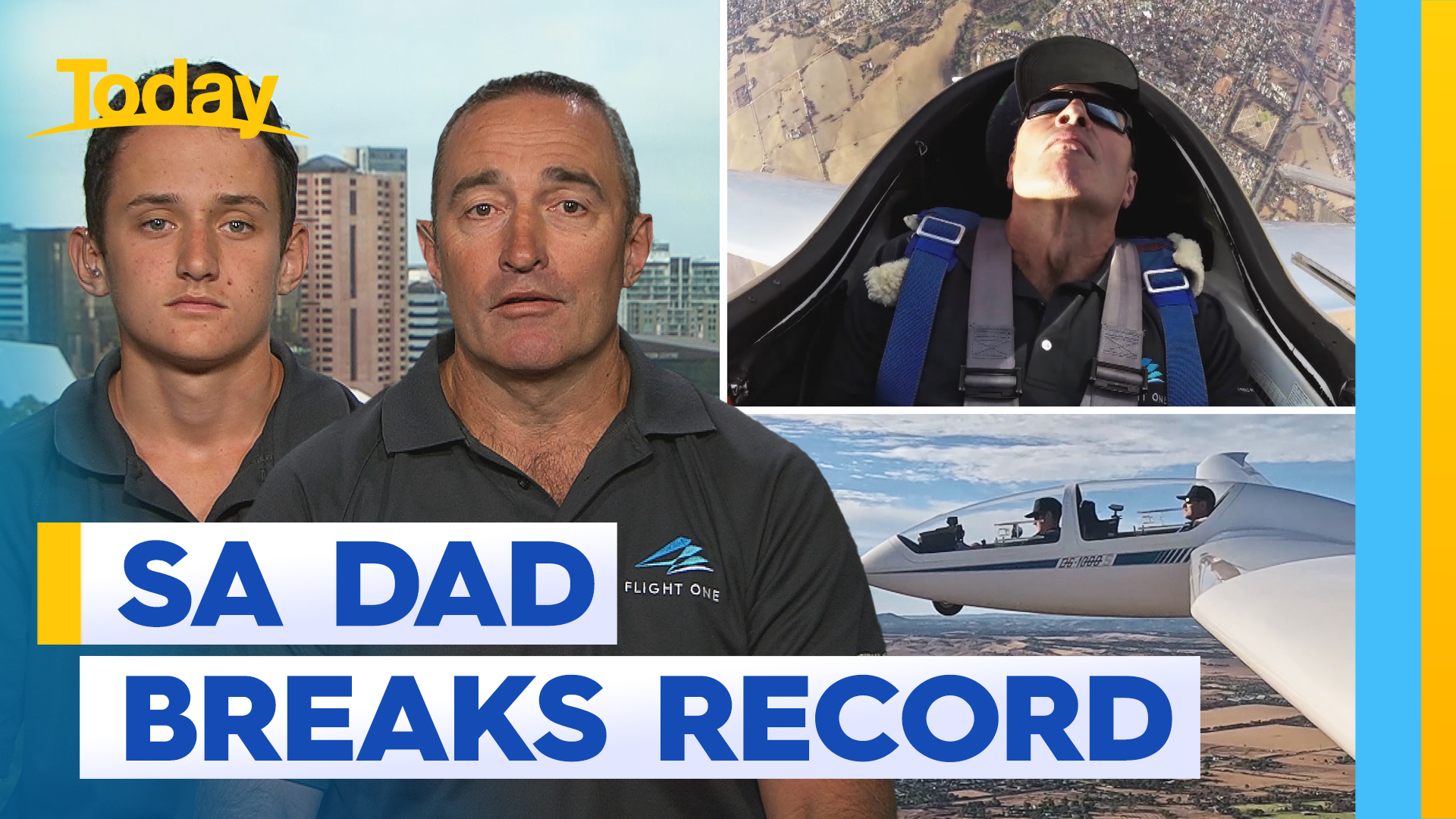 South Australian dad breaks dizzying flight world record