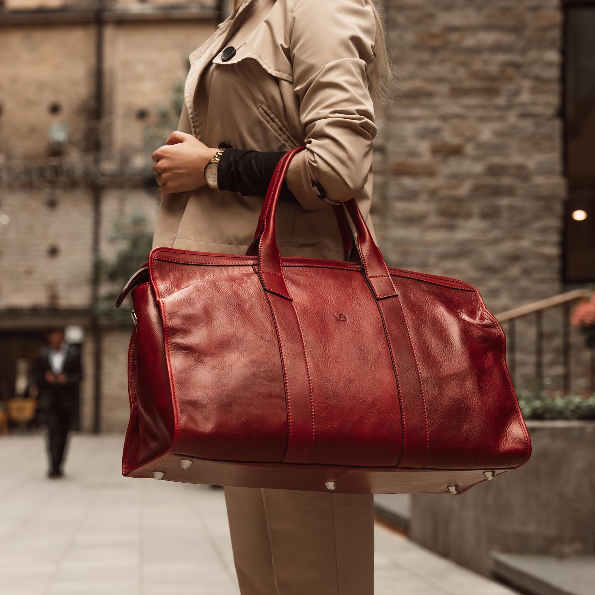 Women'S Leather Travel Bags - Von Baer