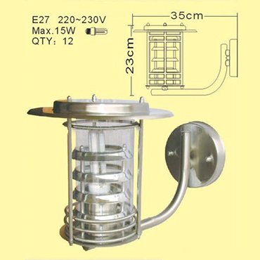 Đèn tường thép không rỉ cao cấp ROL218