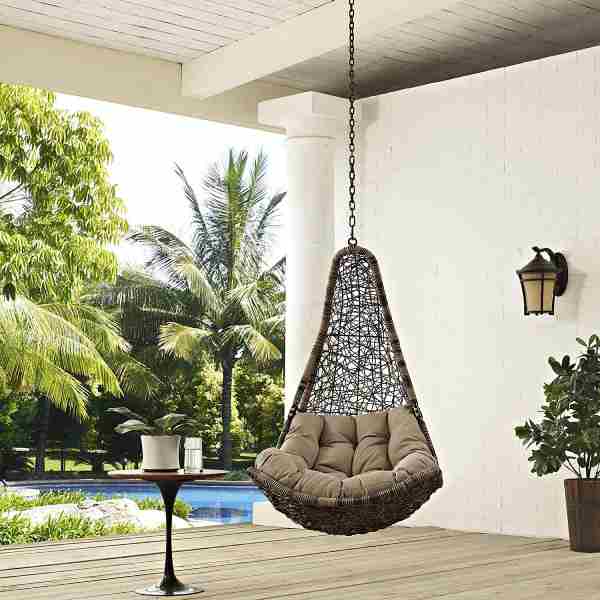 hanging swing chair set