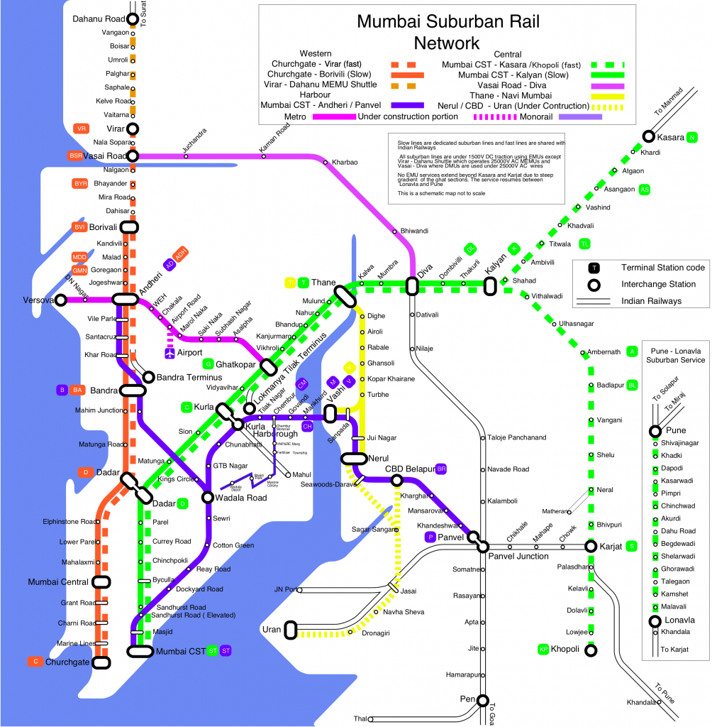 Mumbai Railway Metro Map Train Maps - vrogue.co