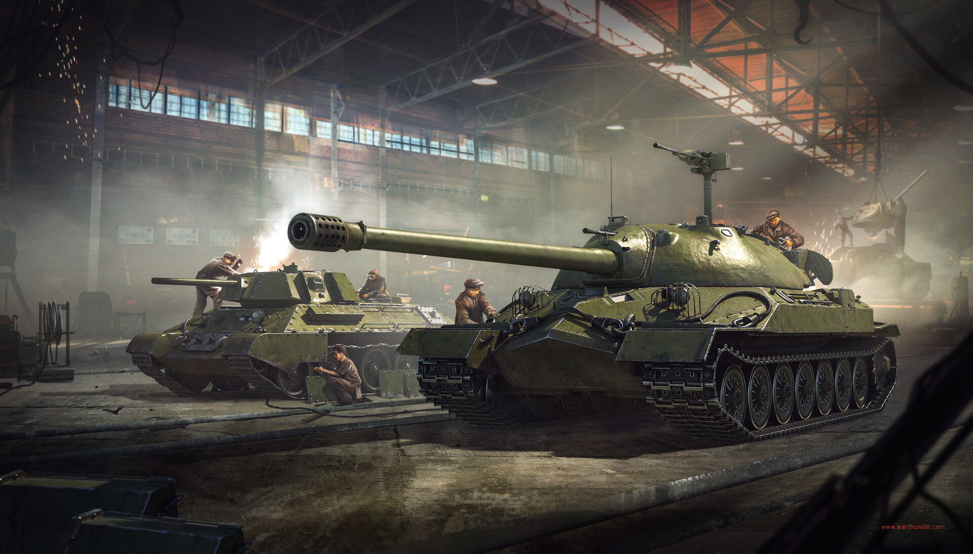 Tank War Thunder 1920x1094