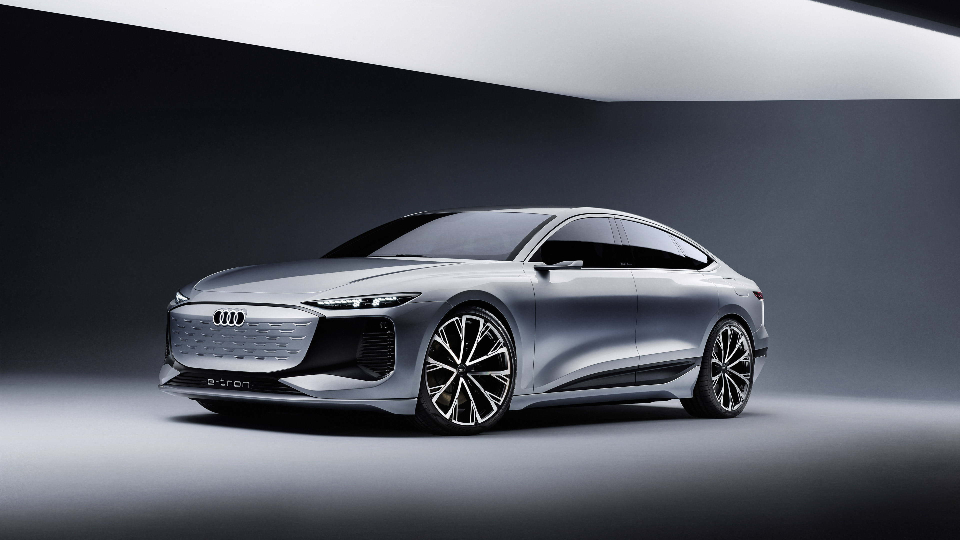 Audi Car Electric Car Luxury Car Silver Car 3840x2160