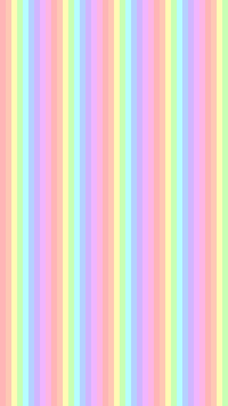 Pastel Stripes, multicolored, pastel, stripes, HD phone wallpaper | Peakpx