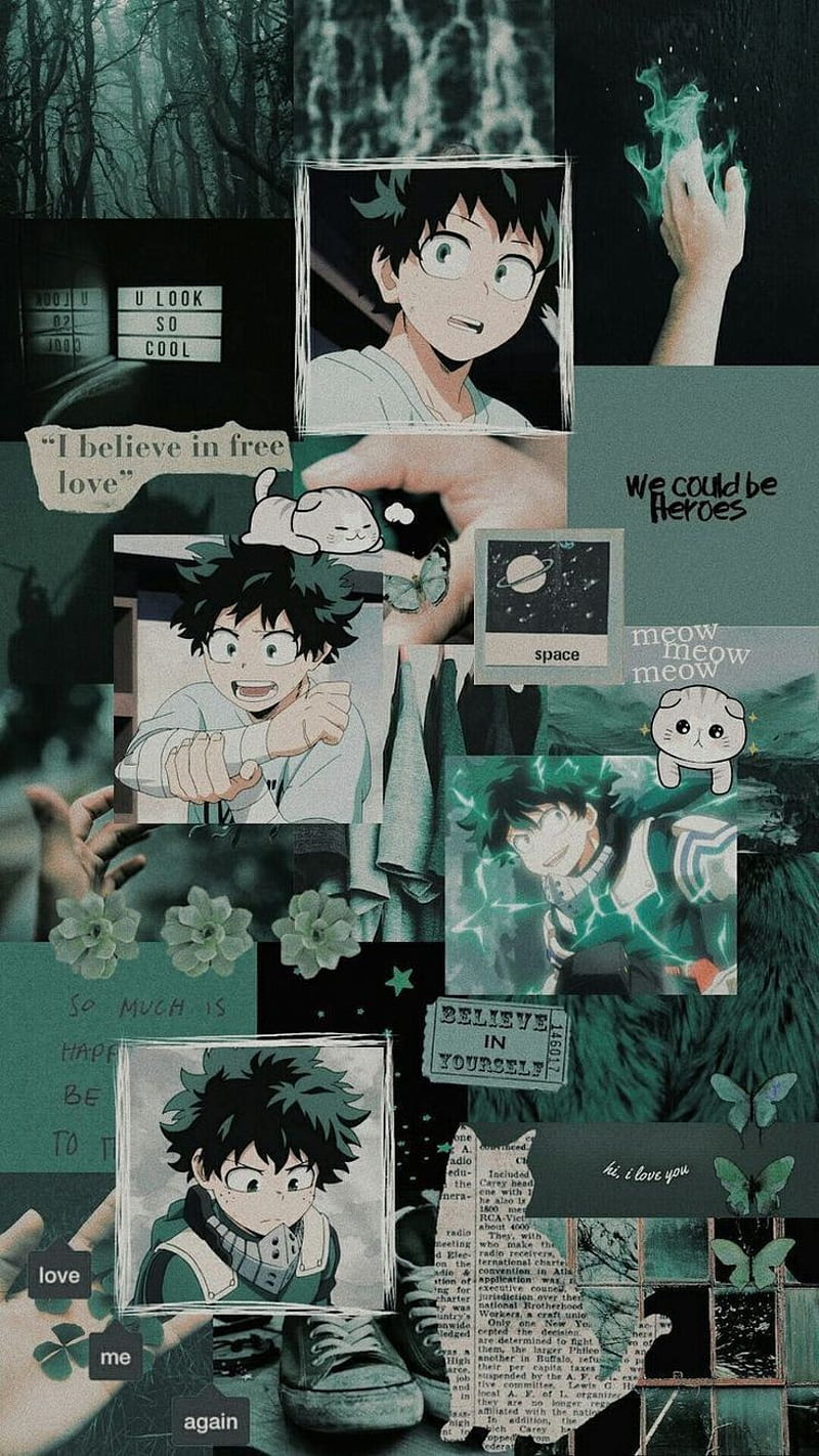 80+ Wallpaper Aesthetic Anime Deku Images & Pictures - MyWeb