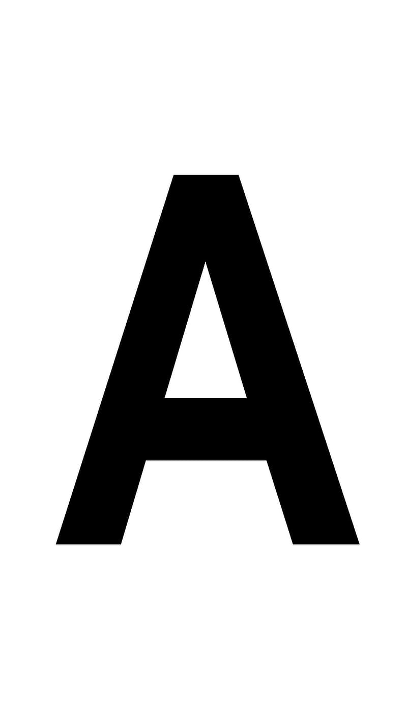 A Alphabet, outline a, letter a, alphabet a, HD phone wallpaper