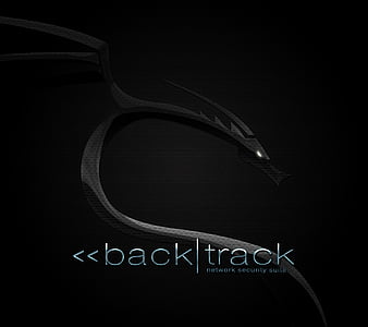 Backtrack Linux, black, carbon, cool, dark, dragon, hack kali, HD wallpaper