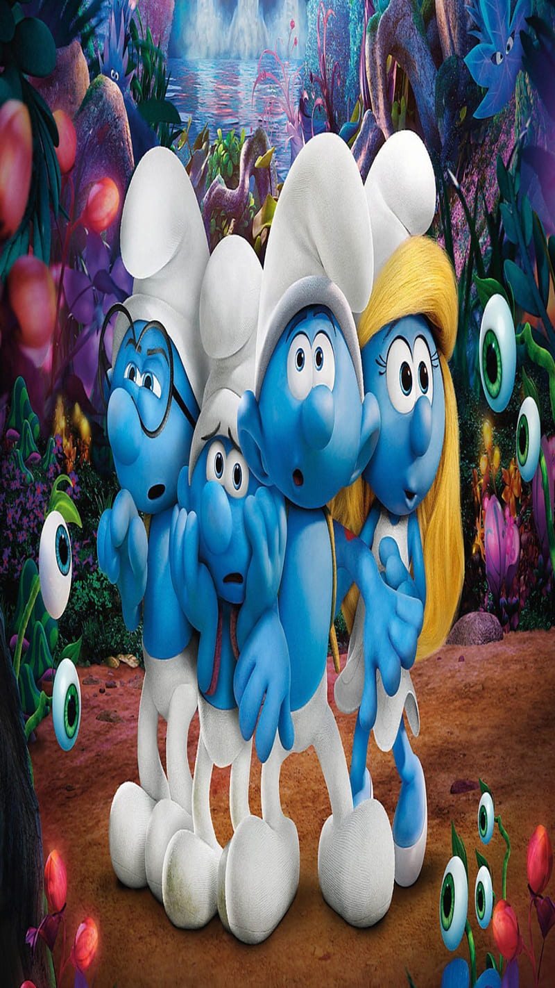 Smurfs, cartoon, HD phone wallpaper | Peakpx