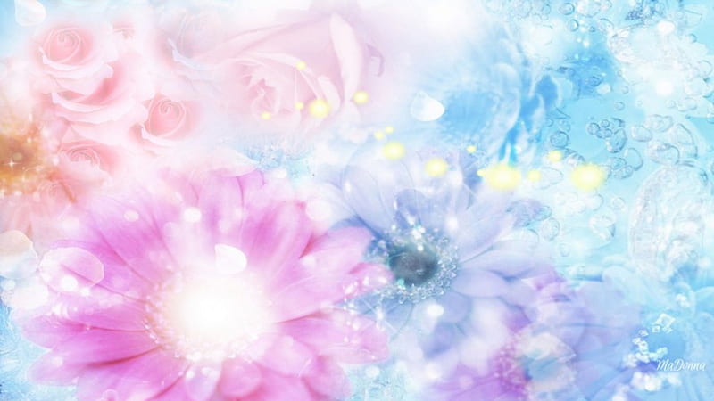 720P free download | Flowers Softness, rose, summer, flowers, pastel ...