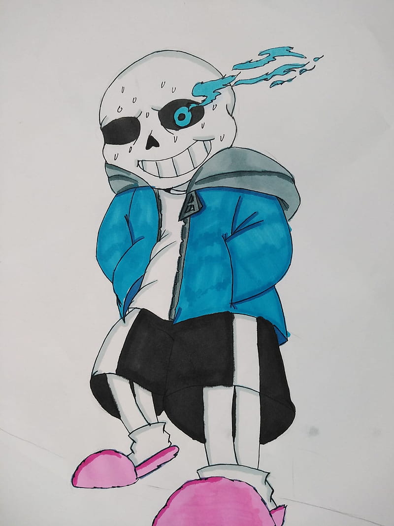 Sans , draw, drawing, game, sans aus, undertale, undertale au, undertale aus, HD phone wallpaper