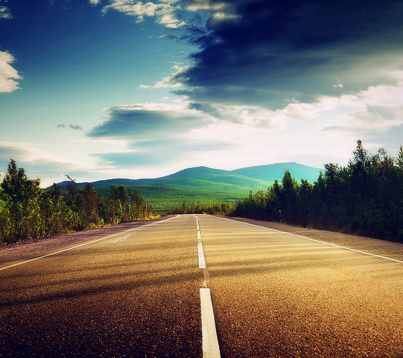 Road background, new, nice, trip, HD wallpaper