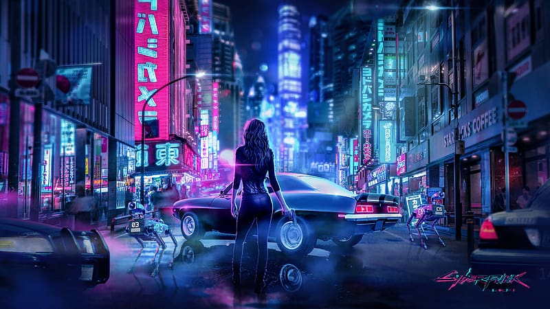 Night, City, Video Game, Cyberpunk 2077, HD wallpaper