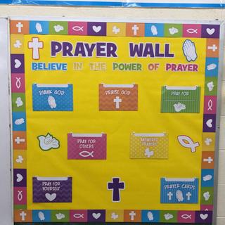 Oriental Trading : Customer Reviews : Prayer Wall Bulletin Board Set