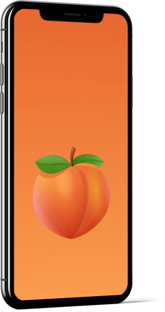 Peach Emoji Wallpaper