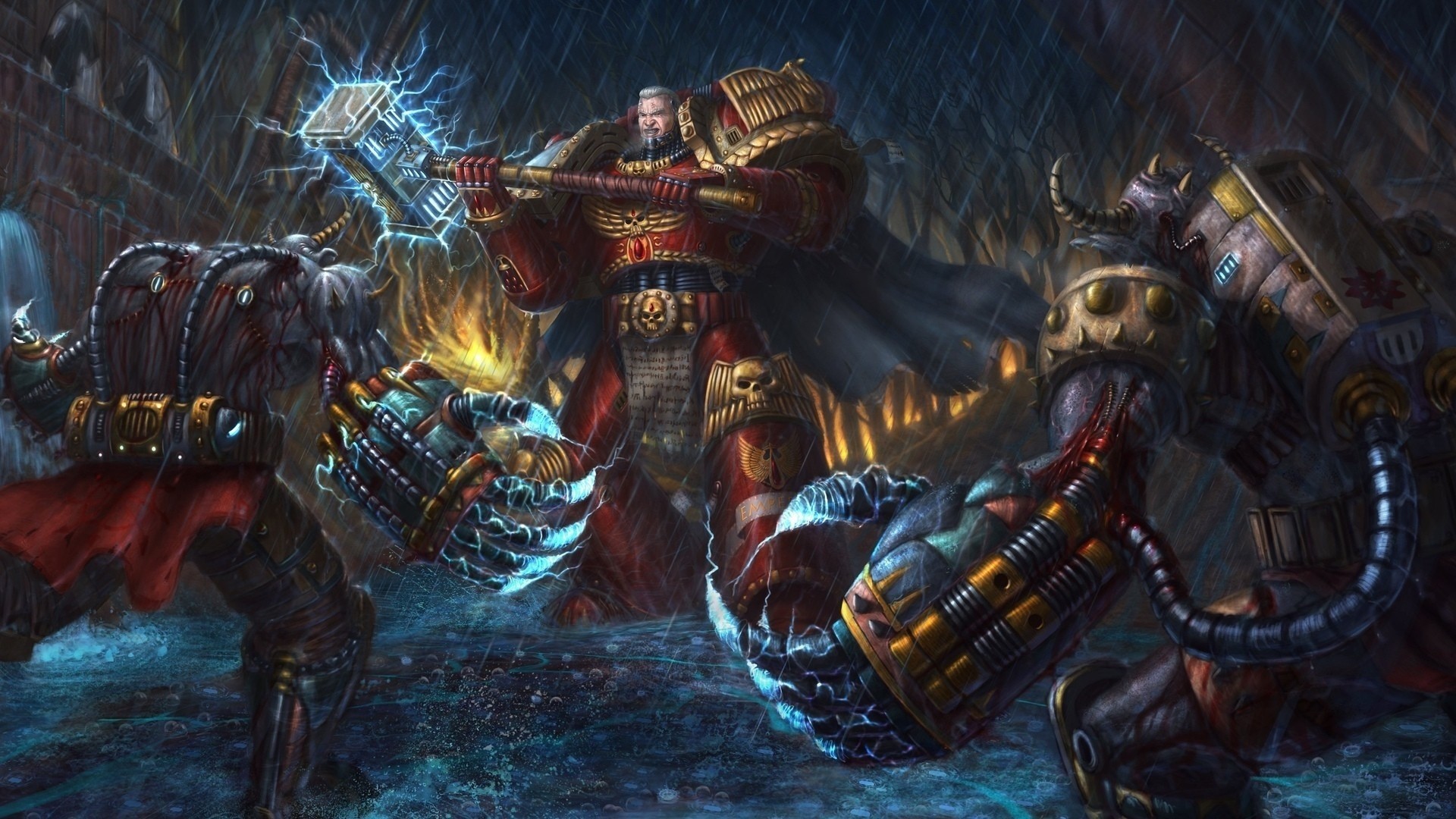 Blood Angels Captain vs something