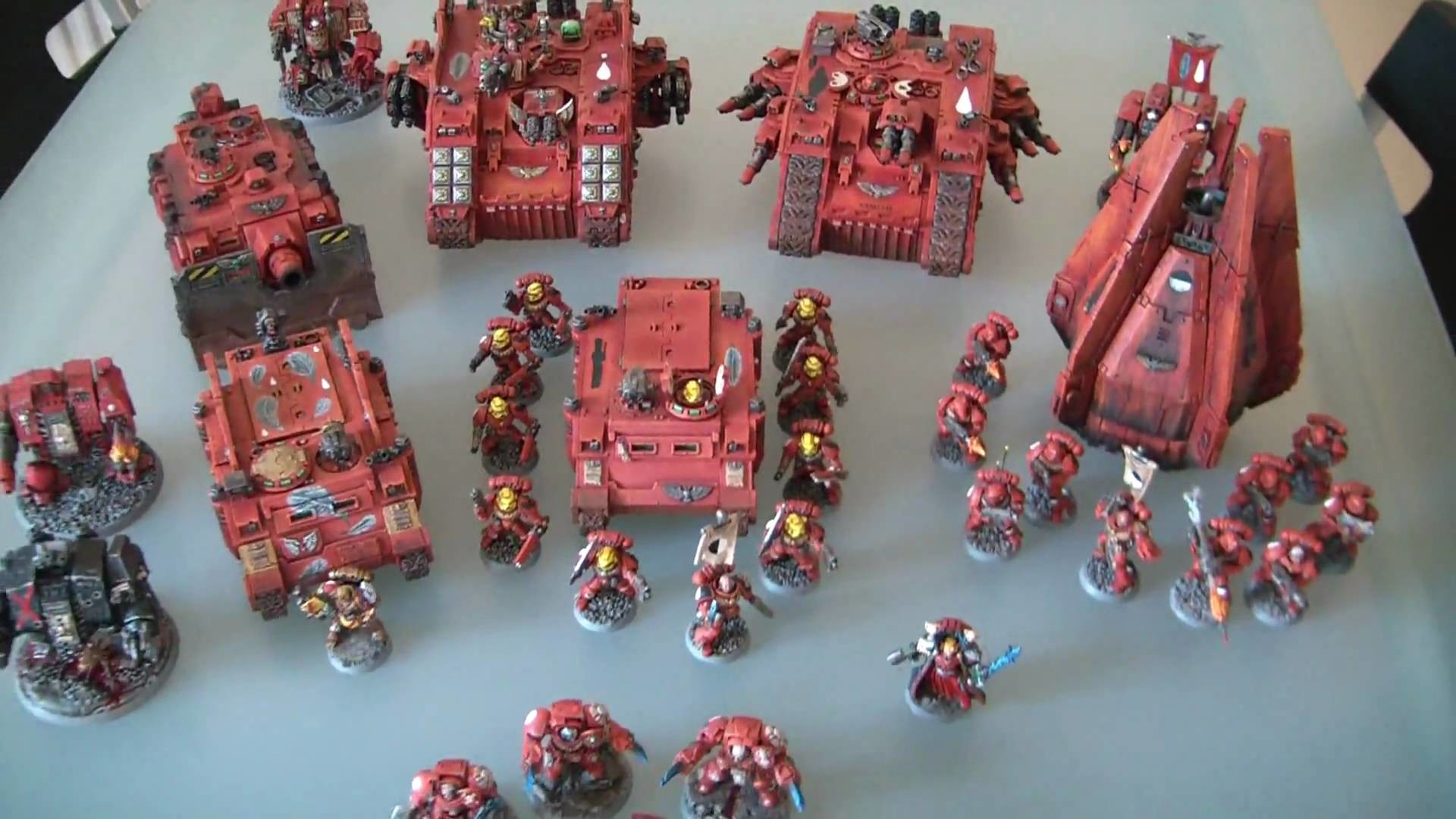 Warhammer 40K Blood Angels Black Rage # 10, the 3rd company so far. – YouTube