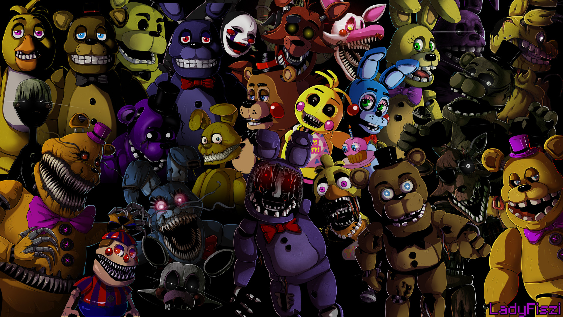 Five Nights at Freddy's 5 АНИМАТРОНИКИ