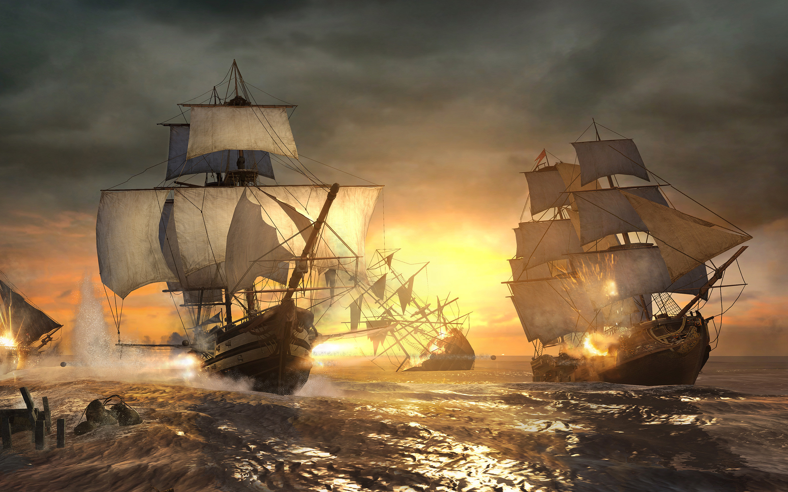 Assassins creed 3 naval.