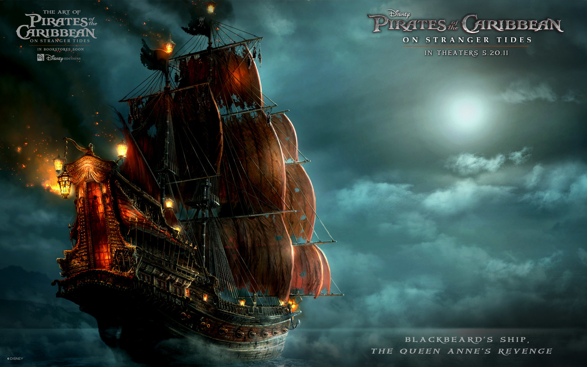 Ship in Pirates Of The Caribbean 4 Wallpapers HD Wallpapers