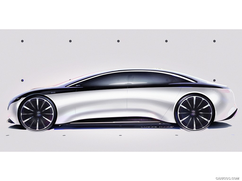 2019 Mercedes-Benz Vision EQS Concept - Design Sketch