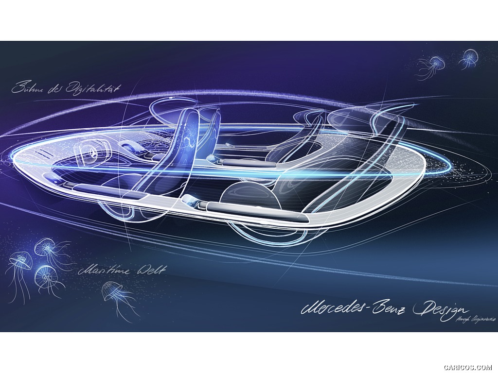 2019 Mercedes-Benz Vision EQS Concept - Design Sketch