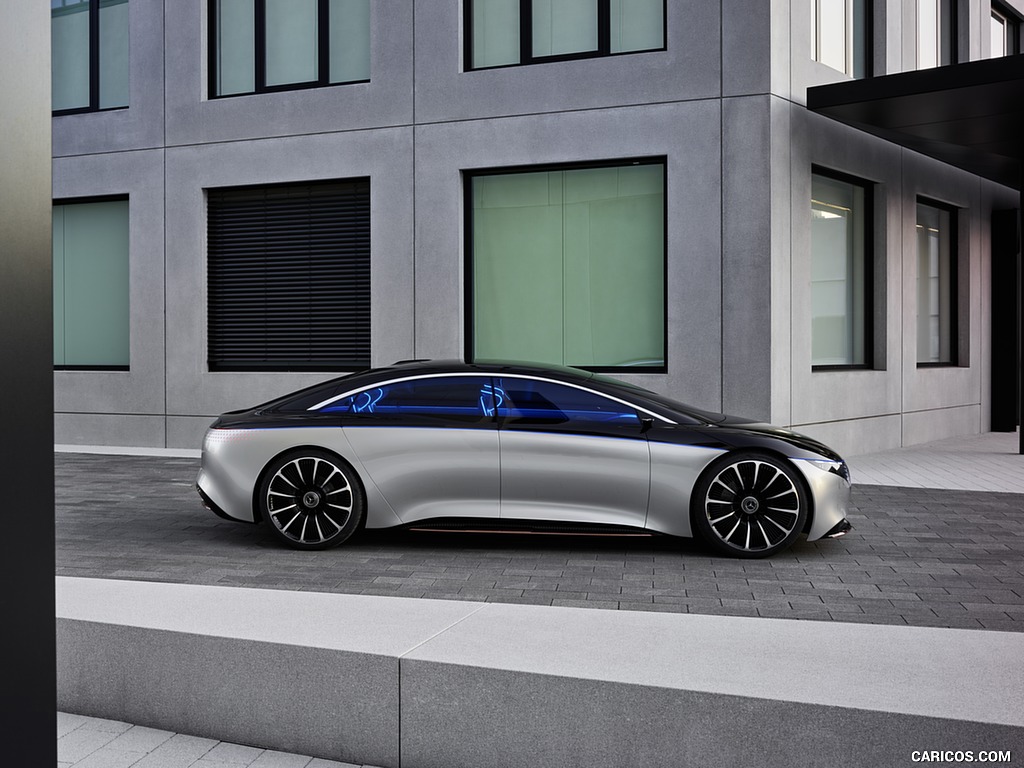 2019 Mercedes-Benz Vision EQS Concept - Side