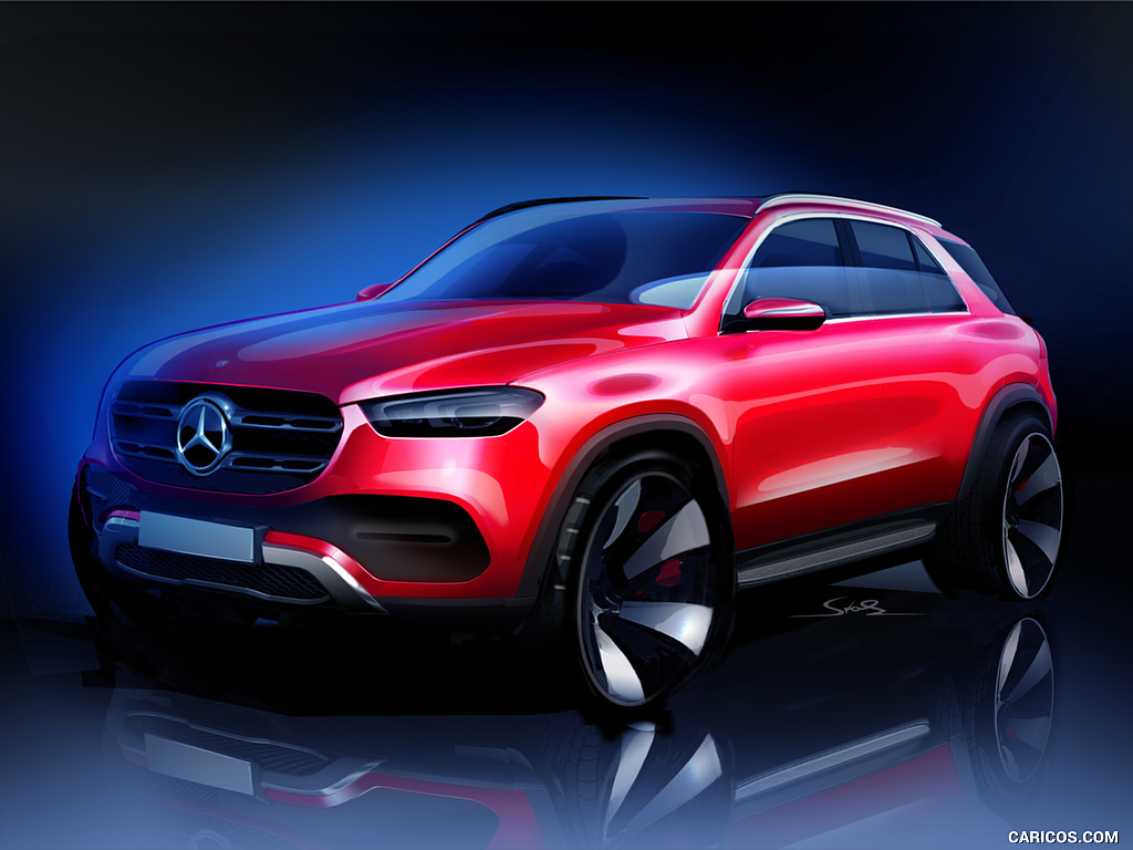 2020 Mercedes-Benz GLE - Design Sketch