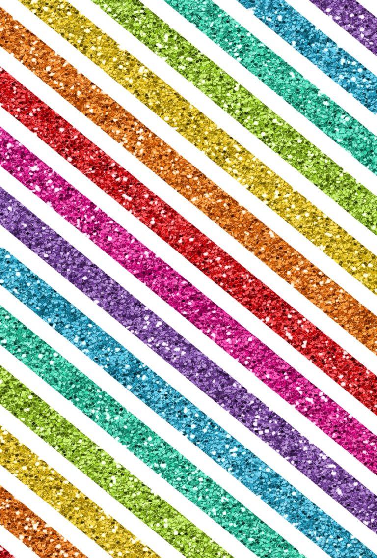 Rainbow Glitter Background