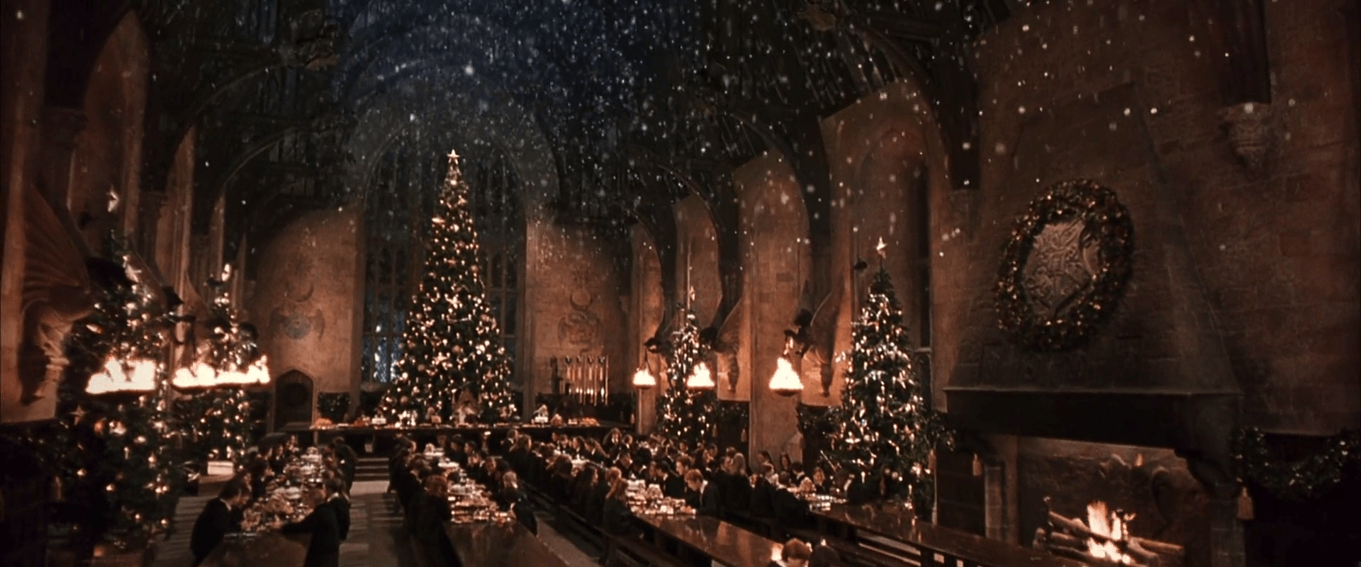 Festive Harry potter zoom background christmas Zoom backgrounds