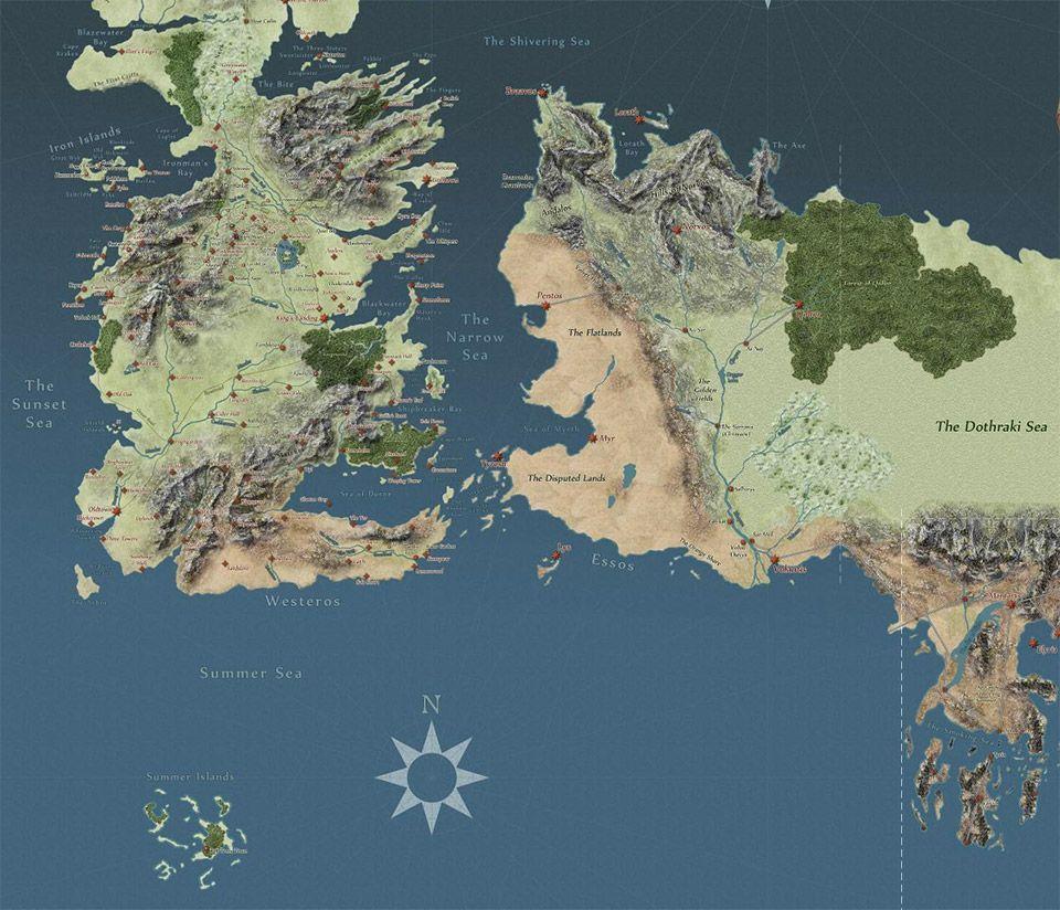 Game of Thrones Map Wallpapers - bigbeamng