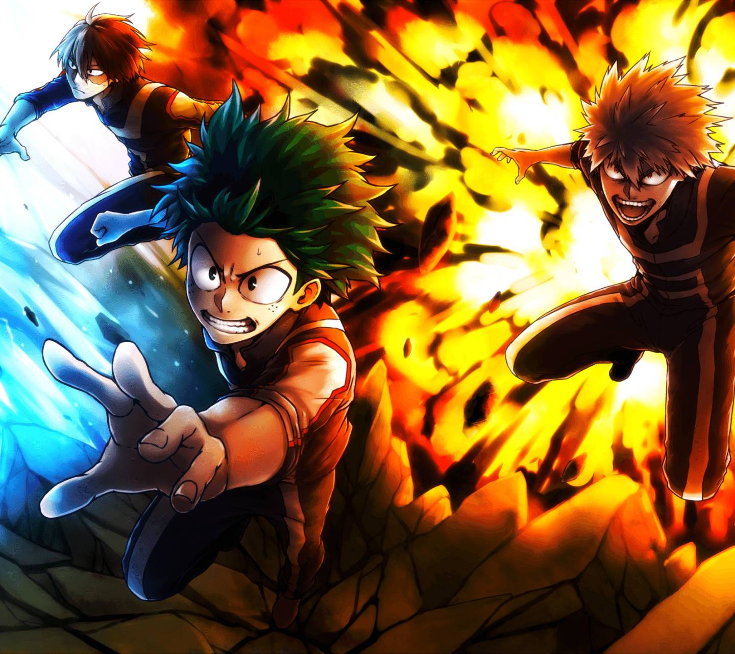 Deku And Bakugo Wallpaper