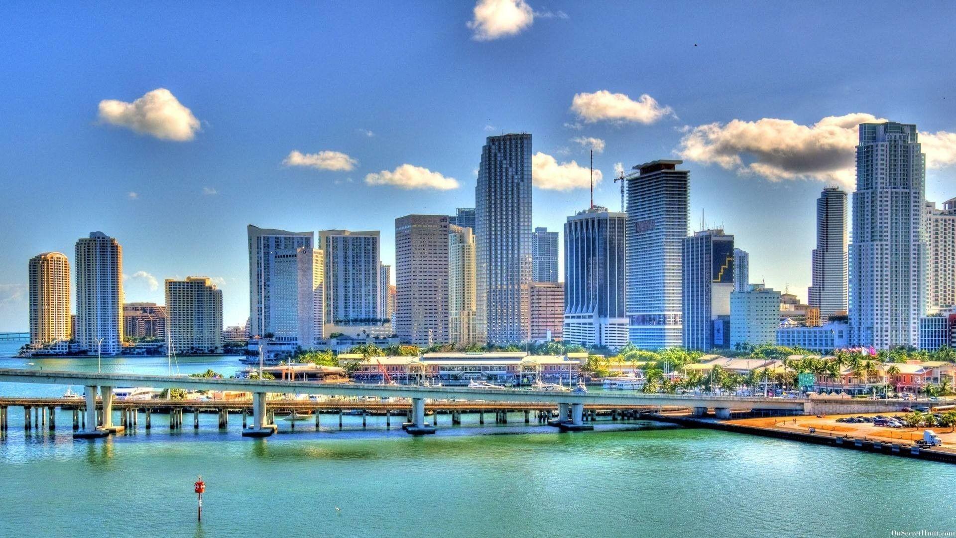 Miami Skyline High Resolution