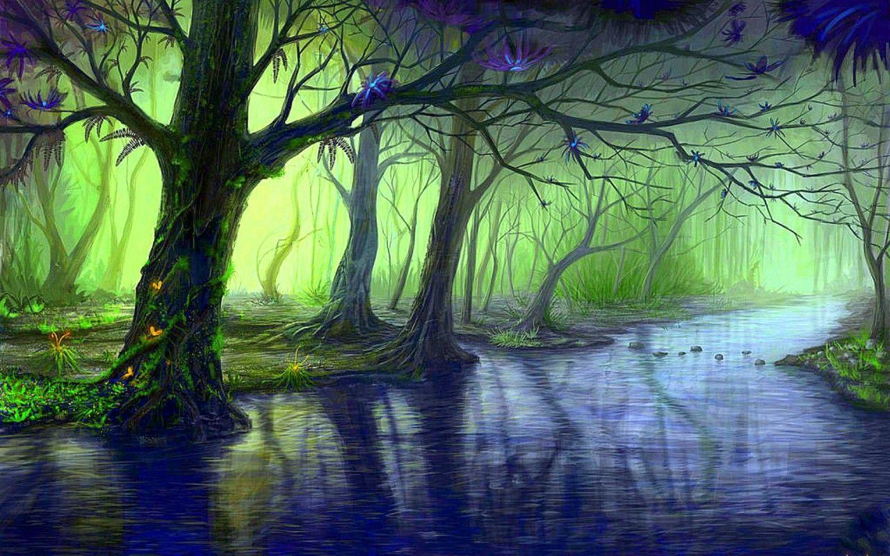 Buy Mobile Wallpaper Enchanted Forest Online in India  Etsy