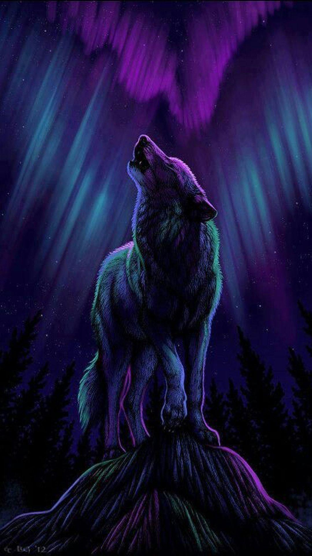 Aggregate 83+ purple wolf wallpaper super hot - in.coedo.com.vn