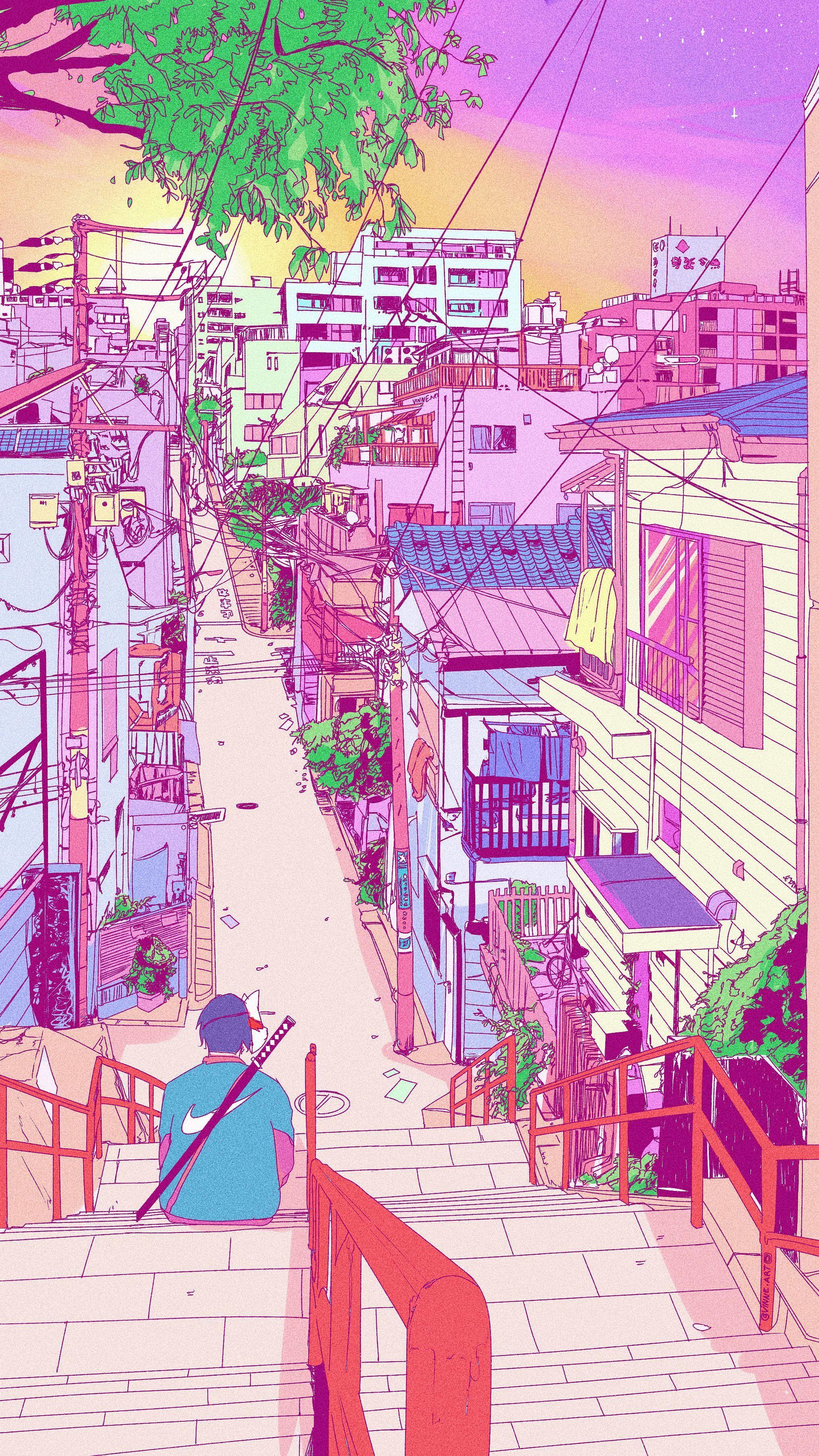 Retro Anime Aesthetic Wallpaper Phone ~ Vintage Anime Aesthetic ...