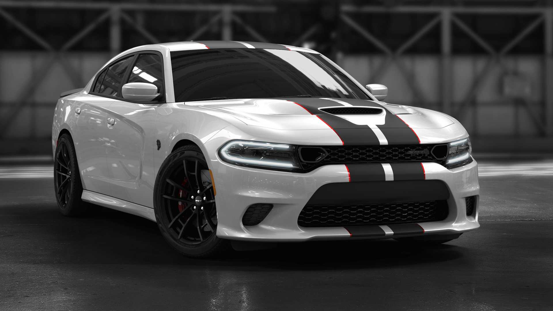 Dodge Charger Hellcat Logo Wallpaper