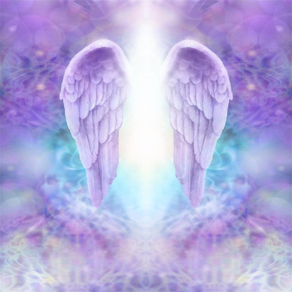 Purple Angel Wings Wallpaper