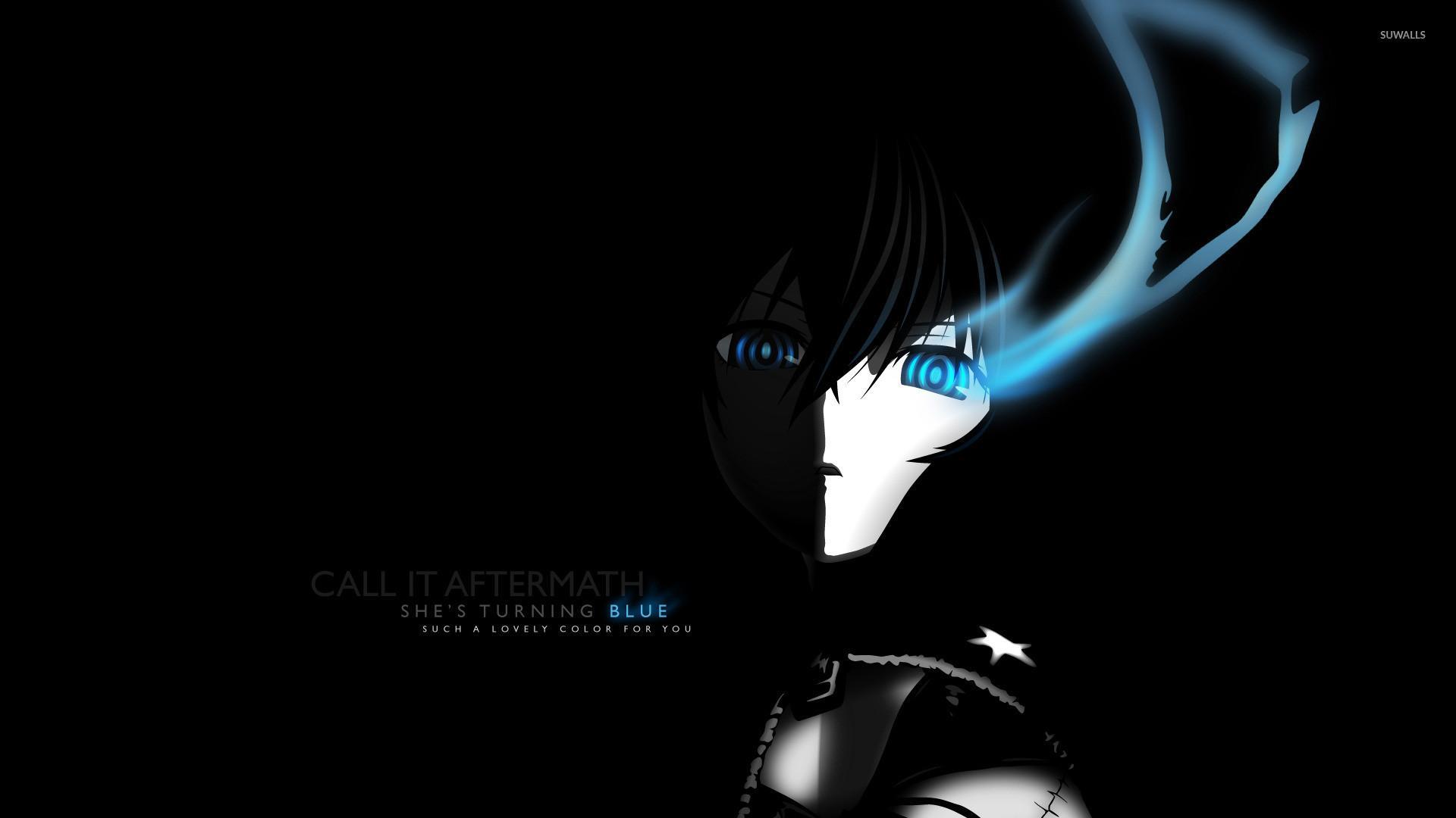 Black And Blue Anime Wallpapers Top Free Black And Blue Anime Backgrounds Wallpaperaccess