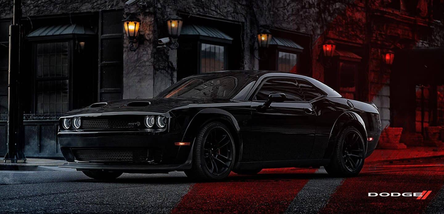 Dodge Challenger Hellcat Wallpaper Black