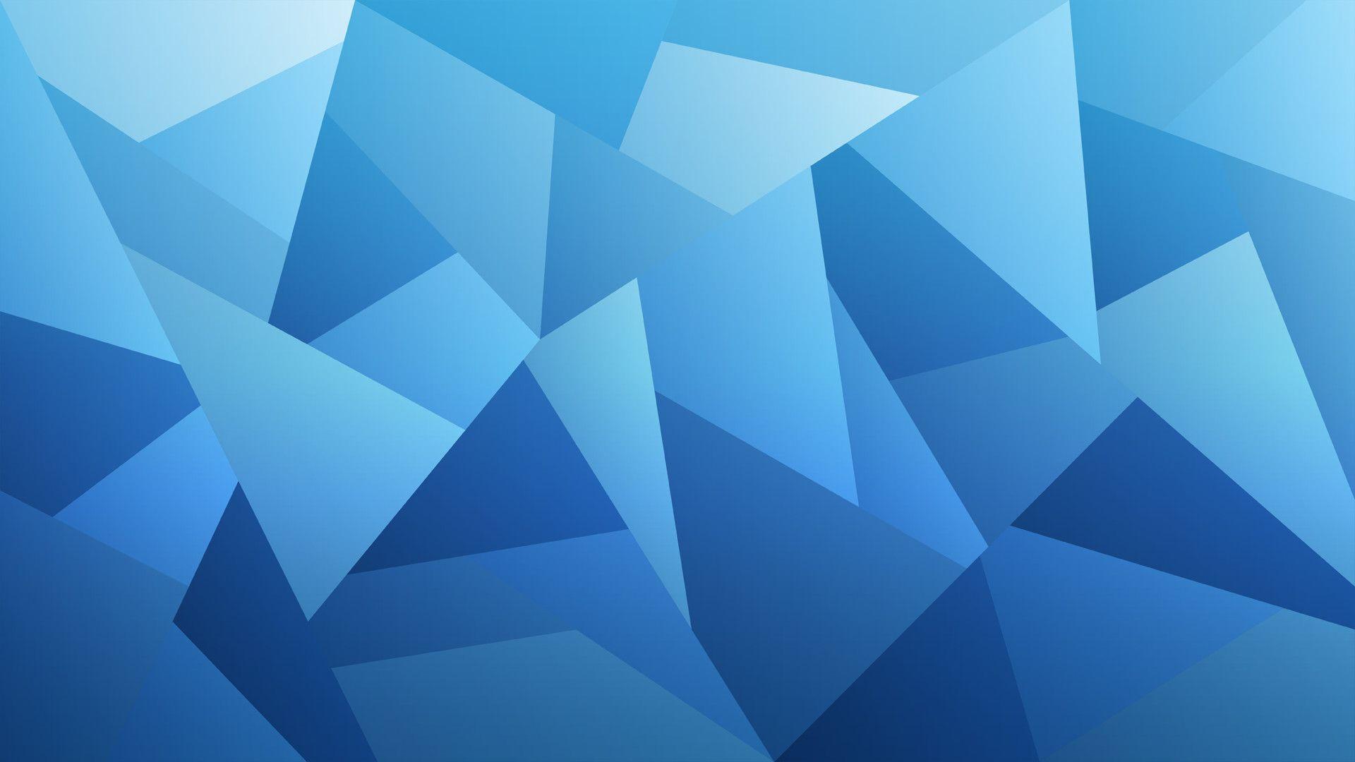 Abstract design of Triangle blue background For modern and contemporary designs