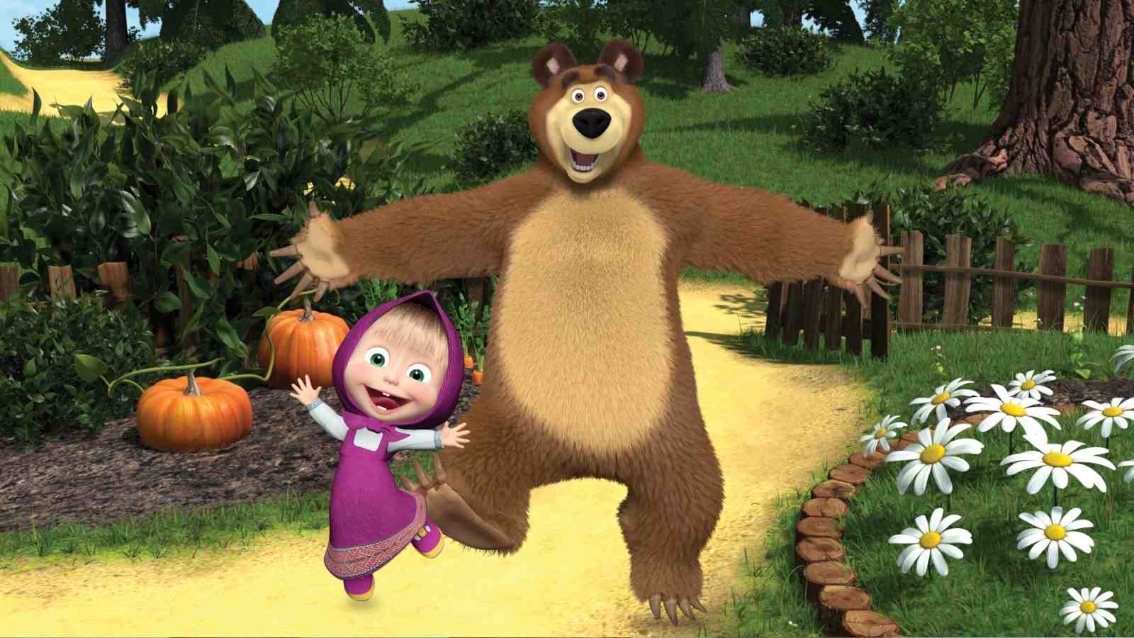 Masha and The Bear Wallpapers - 4k, HD Masha and The Bear Backgrounds ...