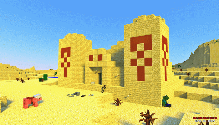 Desert Temple Wallpaper