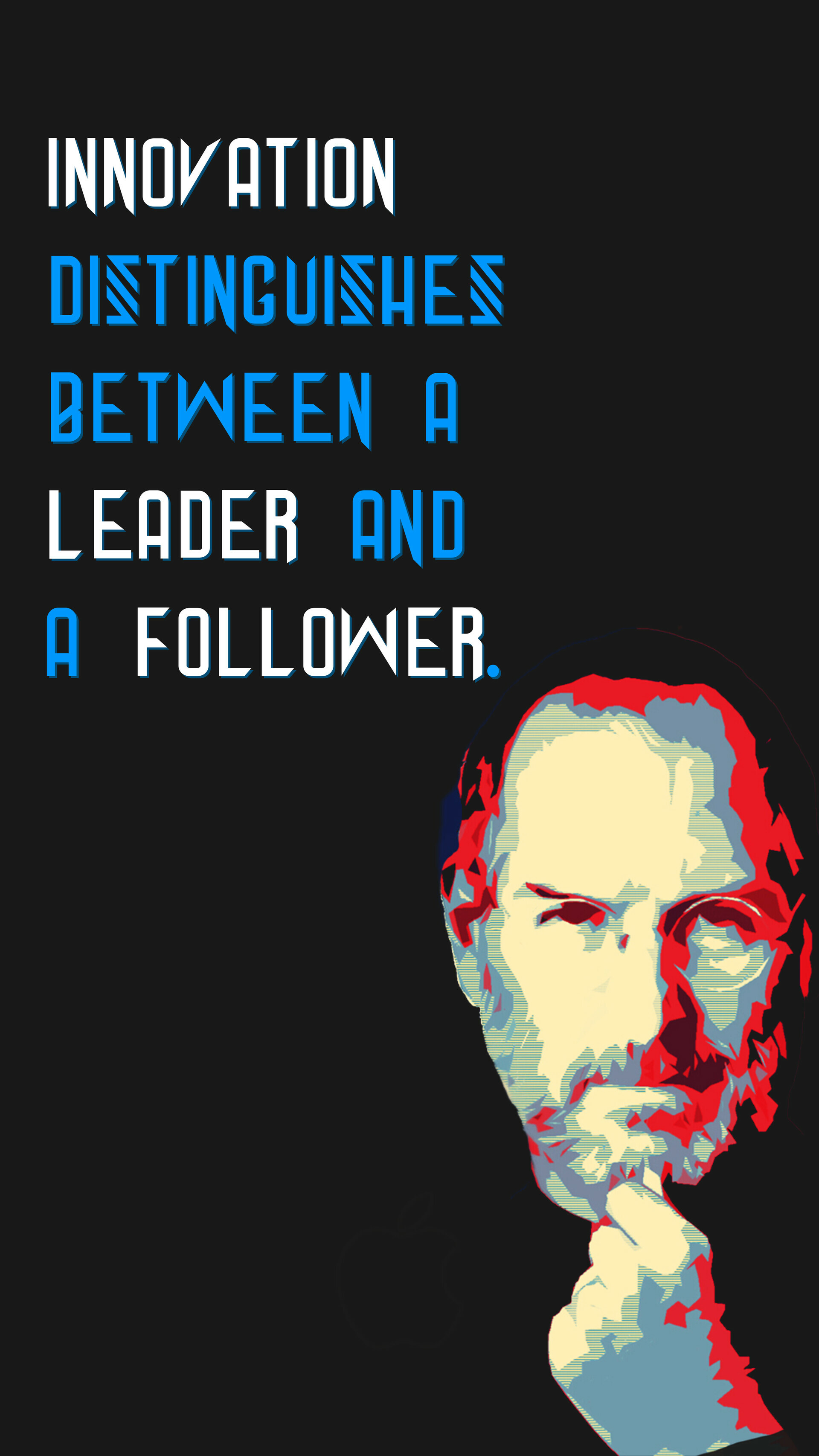 Steve Jobs, Artistic wallpaper, Creative inspiration, ArtStation, 1920x3420 HD Phone