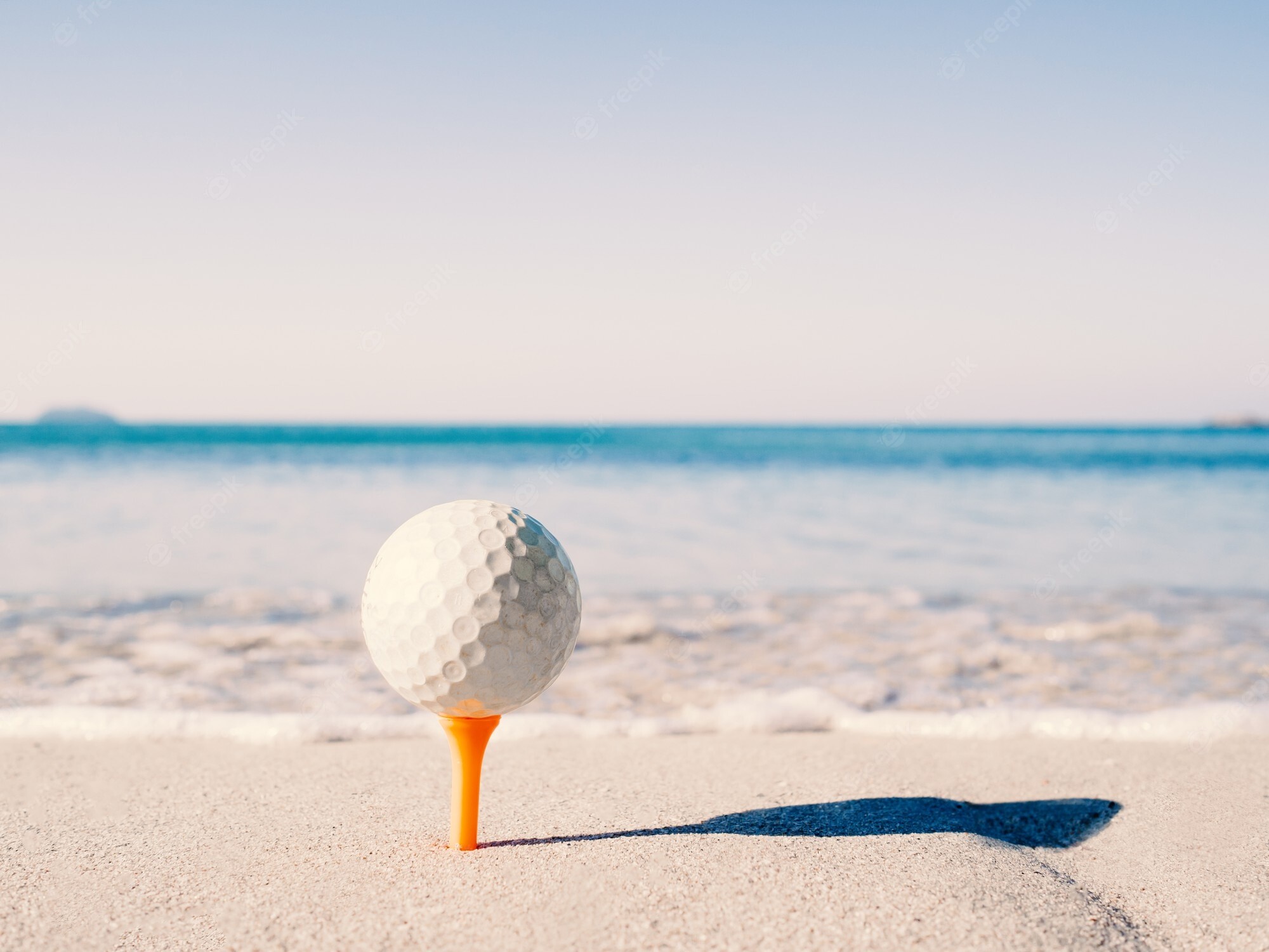 Beach Golf, Relaxing sport, Ocean views, Gentle breeze, 2000x1500 HD Desktop