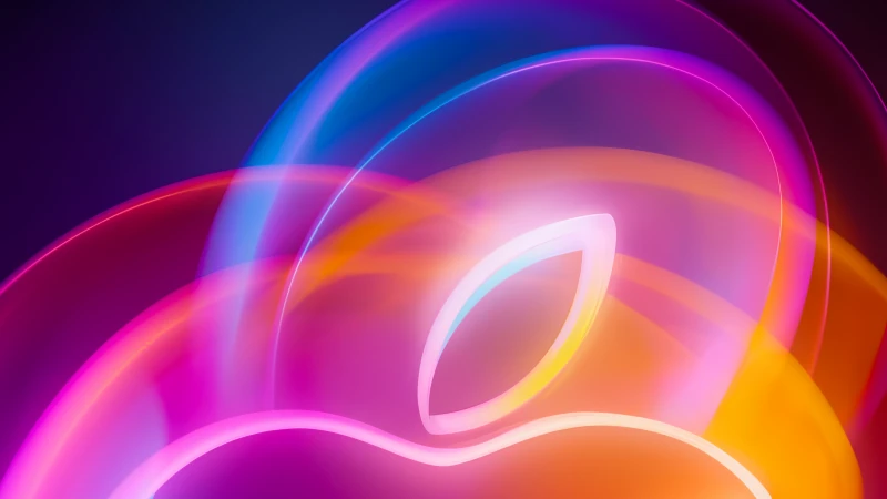 Apple Event 2024, Glowtime, Apple logo 5K Wallpaper