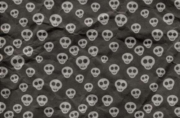 Cute Skulls Wrapping Paper